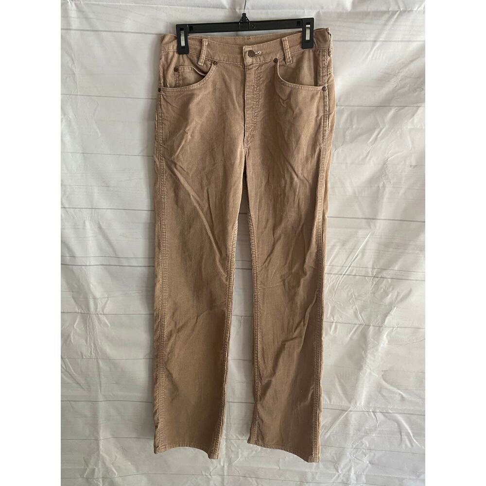 Stunts Tan Corduroy Straight Leg Pants Men’s (30”Wx32”L)#